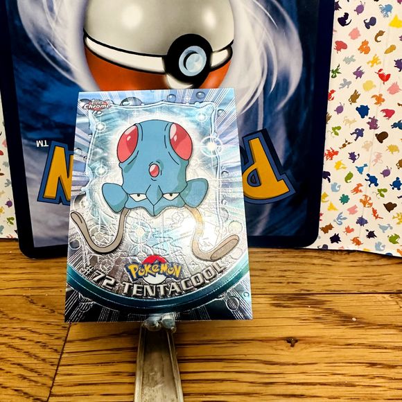 2000 Topps Chrome 🔥 TENTACOOL Pokémon T.V.  #72 💥 Red Label - Picture 1 of 4